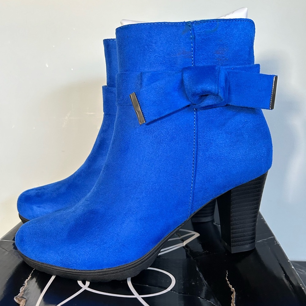 My Soft Blue Ankle Booties
